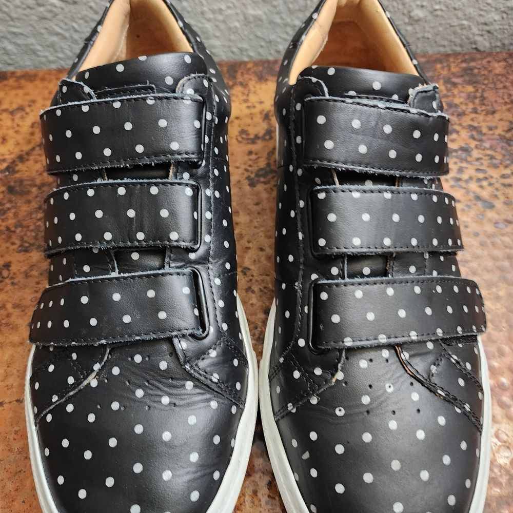 Nick Wooster x GREATS Men's Sz. 7 The Royale Nero Polka Dot Sneaker - Picture 5 of 16